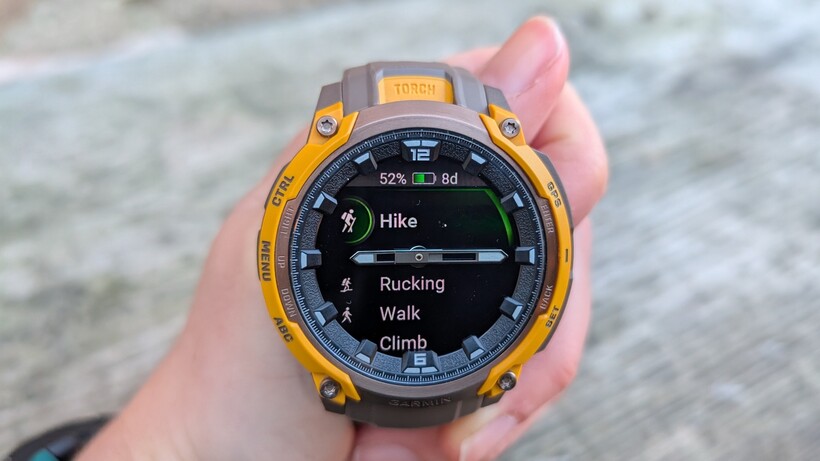 workout modes on garmin instinct crossover amoled